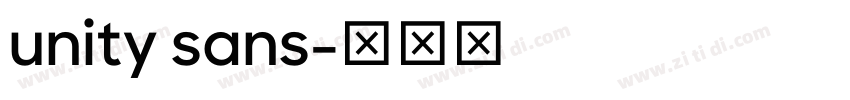 unity sans字体转换